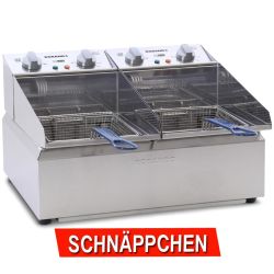 Roband Frypod 2x5 l Friteuse FR25-F, versandkostenfrei